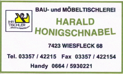  Tischlerei Honigschnabel